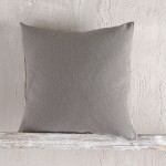 Μαξιλαροθήκη Διακοσμητική Φιγούρας (40 x 40) Ζακάρ Rythmos Reve Καφέ - Γκρι