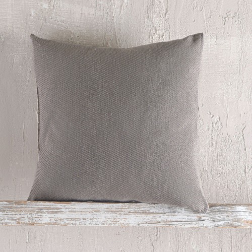 Μαξιλαροθήκη Διακοσμητική Φιγούρας (40 x 40) Ζακάρ Rythmos Reve Καφέ - Γκρι