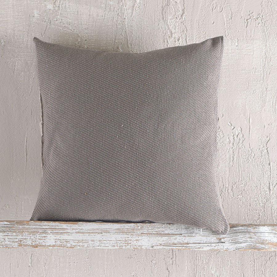 Μαξιλαροθήκη Διακοσμητική Φιγούρας (40 x 40) Ζακάρ Rythmos Reve Καφέ - Γκρι