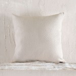 Μαξιλαροθήκη Διακοσμητική (40 x 40) Ζακάρ Rythmos Santorini Εκρού