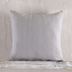 Μαξιλαροθήκη Διακοσμητική (40 x 40) Ζακάρ Rythmos Santorini Γκρι - Καφέ