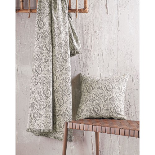 Ριχτάρι για Διθέσιο Καναπέ (180x240) Ζακάρ Σενίλ Rythmos Snake Μπεζ