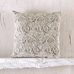 Διακοσμητική Μαξιλαροθήκη Φιγούρας (40x40) Σενίλ Rythmos Snake Μπεζ