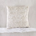 Διακοσμητική Μαξιλαροθήκη Φιγούρας (40x40) Σενίλ Rythmos Snake Εκρου