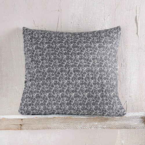 Διακοσμητική Θήκη για Μαξιλάρια Φιγούρας (40x40) Ζακάρ Σενίλ Rythmos Stefan Ανθρακί