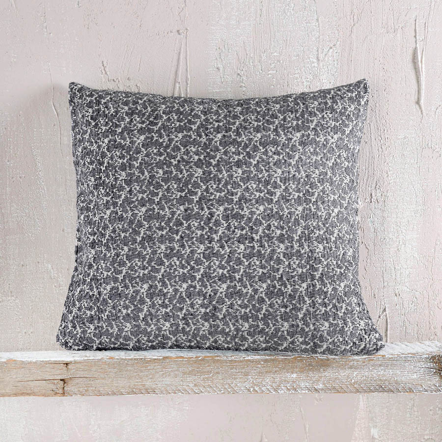 Διακοσμητική Θήκη για Μαξιλάρια Φιγούρας (40x40) Ζακάρ Σενίλ Rythmos Stefan Ανθρακί