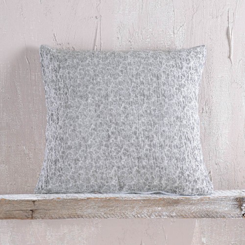 Διακοσμητική Θήκη για Μαξιλάρια Φιγούρας (40x40) Ζακάρ Σενίλ Rythmos Stefan Γκρι