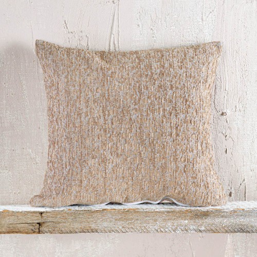 Διακοσμητική Θήκη για Μαξιλάρια Φιγούρας (40x40) Ζακάρ Σενίλ Rythmos Stefan Καφέ