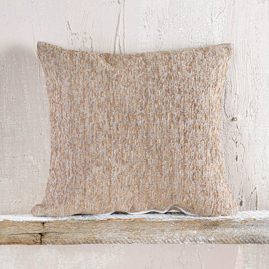 Διακοσμητική Θήκη για Μαξιλάρια Φιγούρας (40x40) Ζακάρ Σενίλ Rythmos Stefan Καφέ