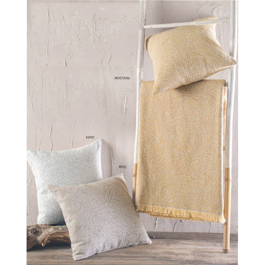 Ριχτάρι για Τριθέσιο (180x280) Ζακάρ 4 Εποχών Rythmos Terrain Μπεζ