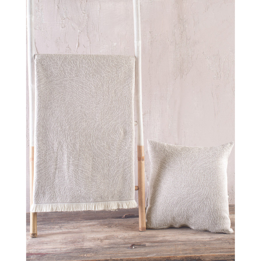 Ριχτάρι για Τριθέσιο (180x280) Ζακάρ 4 Εποχών Rythmos Terrain Μπεζ