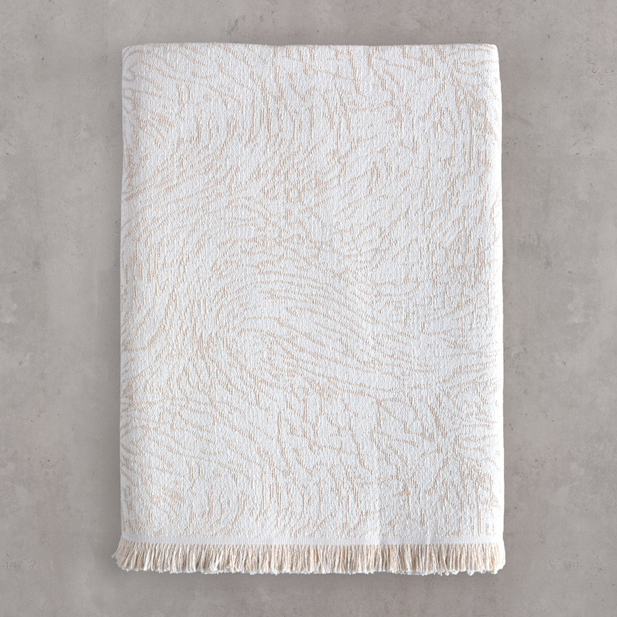 Ριχτάρι για Τετραθέσιο (180x330) Ζακάρ 4 Εποχών Rythmos Terrain Εκρού