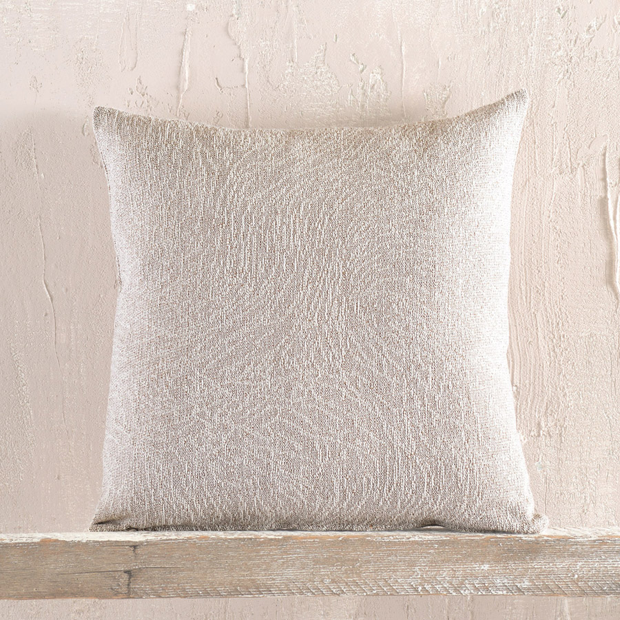 Διακοσμητική Θήκη για Μαξιλάρι (40x40) Ζακάρ Rythmos Terrain Μπεζ