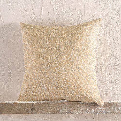 Διακοσμητική Θήκη για Μαξιλάρι (40x40) Ζακάρ Rythmos Terrain Μουσταρδί