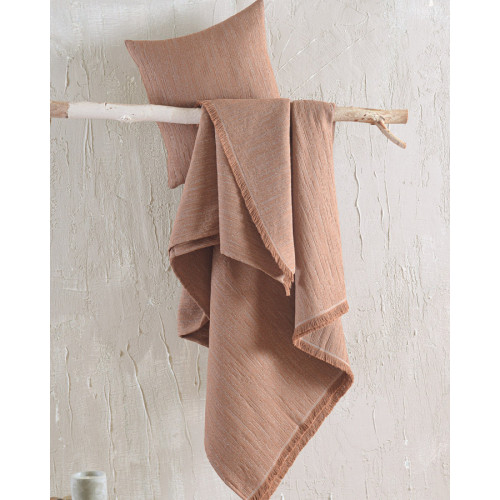 Ριχτάρι για Τριθέσιο Καναπέ (180x280) Ζακάρ 4 Εποχών Rythmos Toris Καφέ