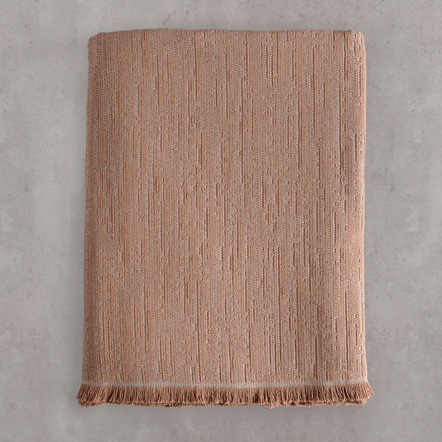 Ριχτάρι για Τριθέσιο Καναπέ (180x280) Ζακάρ 4 Εποχών Rythmos Toris Καφέ