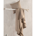 Ριχτάρι για Τριθέσιο Καναπέ (180x280) Ζακάρ 4 Εποχών Rythmos Toris Σκούρο Μπεζ