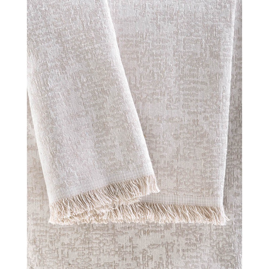 Ριχτάρι για Τετραθέσιο Καναπέ (180x330) Ζακάρ Rythmos Totem Εκρού