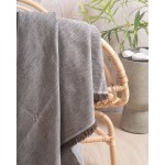 Ριχτάρι για Πολυθρόνα (160x180) Ζακάρ 4 Εποχών Rythmos Vernier Καφέ