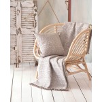 Ριχτάρι για Τριθέσιο (180x280) Ζακάρ Διπλής όψης Rythmos Xaviera Μπεζ