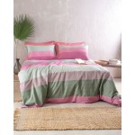 Σετ Παπλωματοθήκη Μονή (160x250) με μαξιλαροθήκη Rythmos Next Robin Ροζ