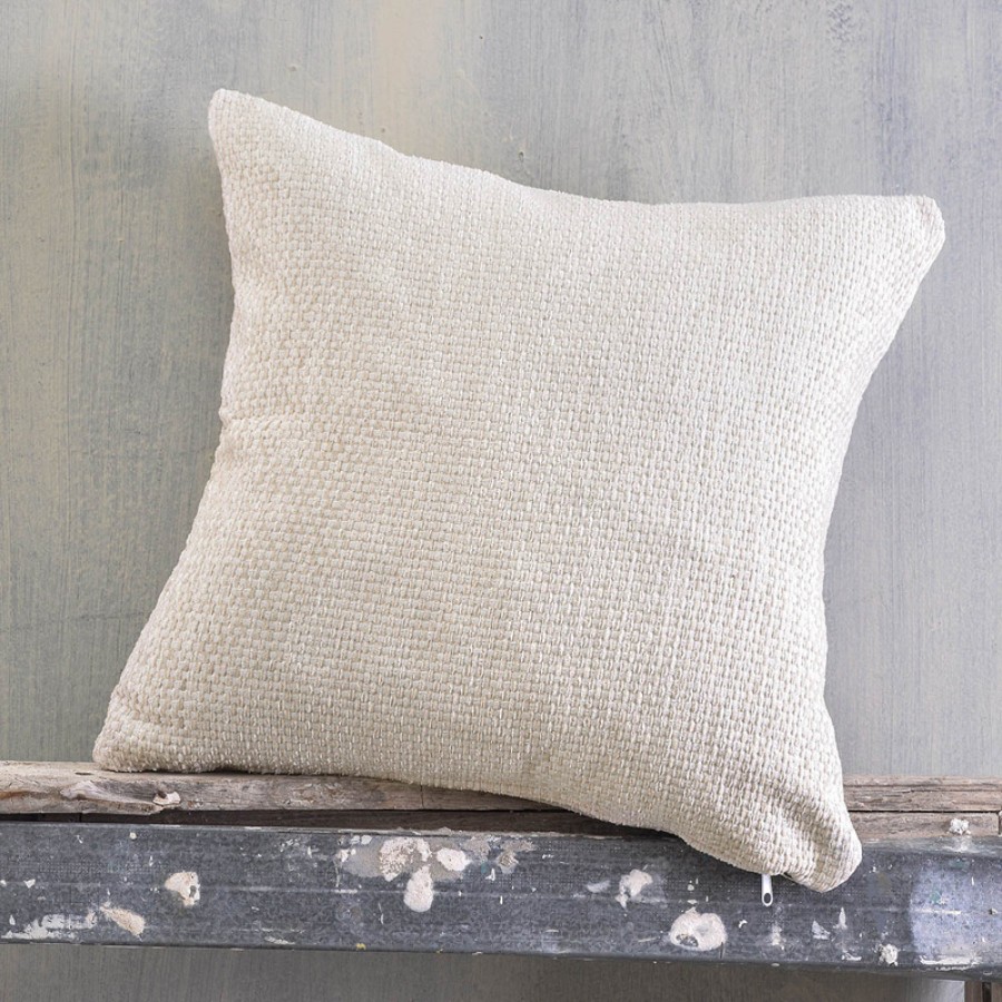 Διακοσμητική Θήκη (40x40) Ζακάρ για μαξιλάρια φιγούρας Rythmos Rowen Εκρού