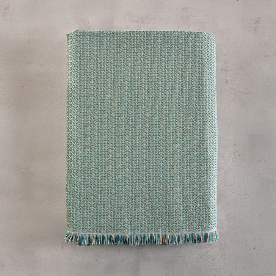 Ριχτάρι για Τριθέσιο (180x280) Ζακάρ 4 Εποχών Rythmos Santorini Μπλε Ριχτάρι για Τριθέσιο (180x280) Ζακάρ 4 Εποχών Rythmos Santorini Μπλε