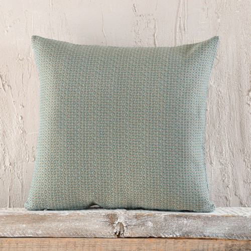 Μαξιλαροθήκη Διακοσμητική (40 x 40) Ζακάρ Rythmos Santorini Μπλε