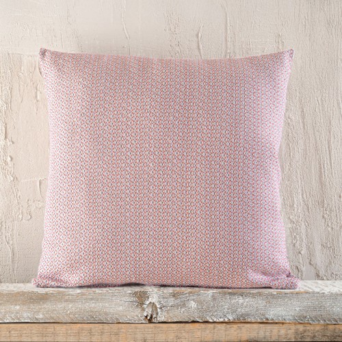 Μαξιλαροθήκη Διακοσμητική (40 x 40) Ζακάρ Rythmos Santorini Ροζ