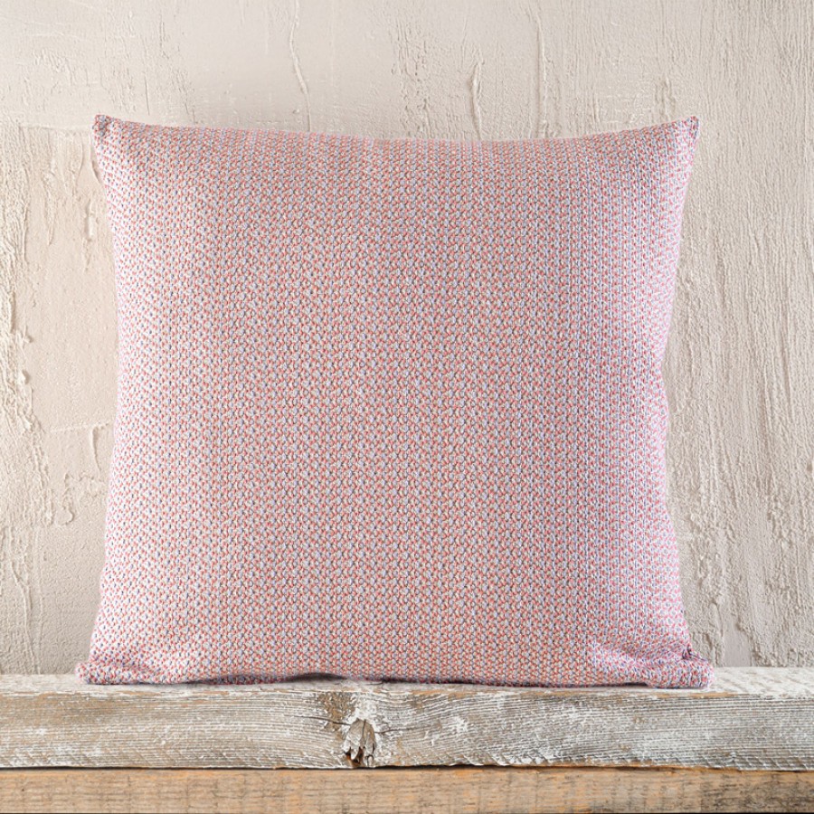 Μαξιλαροθήκη Διακοσμητική (40 x 40) Ζακάρ Rythmos Santorini Ροζ