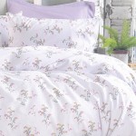 Σετ Σεντόνια Μονά (160x260) Βαμβακερά Rythmos Diva Bouquet Λιλά