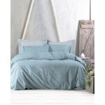 Σετ Σεντόνια Φανελένια Μονά (160x260) με Λάστιχο Βαμβακερά Rythmos Melrose Πράσινο