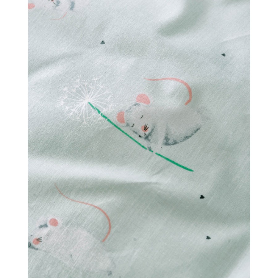 Σετ Σεντόνια Μπεμπέ (120x160) Βαμβακερά Rythmos Jerom Άκουα