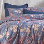 Σετ 2 τεμ Μαξιλαροθήκες (50x70) Rythmos Next Doca Μπλε