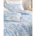 Σετ Σεντόνια Μονά (160x260) Rythmos Next Candince Μπλε