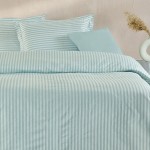 Σετ Σεντόνια Υπέρδιπλα (240x280) Βαμβάκι/Πολυέστερ Satin Stripe Rythmos Nexus Βεραμάν