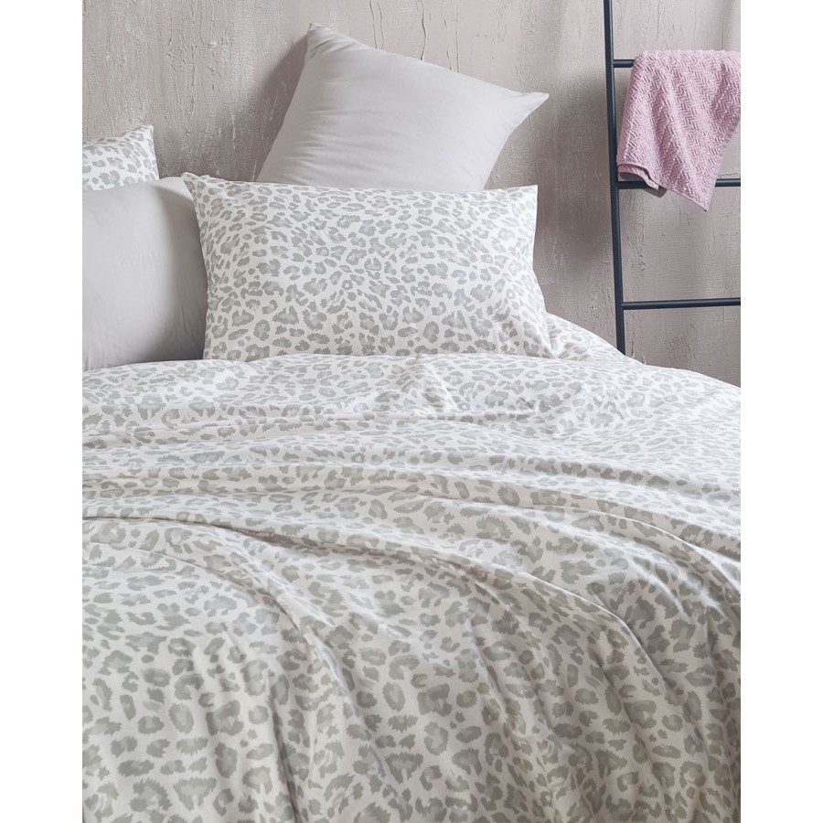 Σετ σεντόνια Σούπερ Υπέρδιπλα (270x290) Βαμβακερά Rythmos Nova Nala Μπεζ