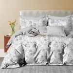 Σετ Σεντόνια Υπέρδιπλα (230x260) Βαμβακοσατέν 200 Kλωστών Rythmos Spirit Olie