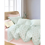 Σετ Σεντόνια Υπέρδιπλα (230x260) Βαμβακοσατέν 200 Kλωστιών Rythmos Spirit Victoria