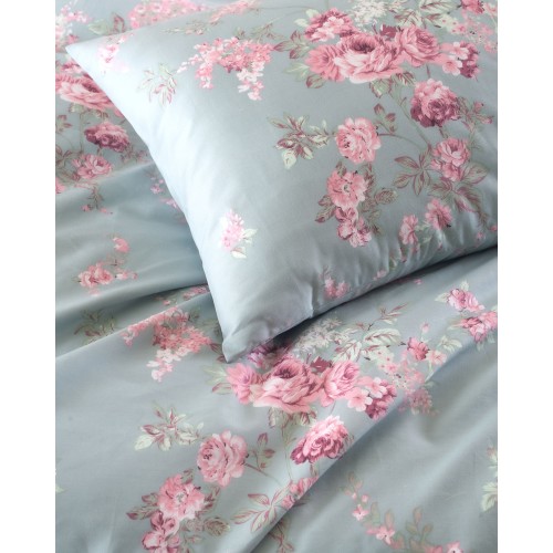 Μαξιλαροθήκες Ζεύγος (50x70) Βαμβακερές Rythmos Diva Springtime Πράσινο