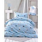 Σετ Σεντόνια Μονά Παιδικά (160x260) Βαμβακερά Rythmos Symbol Astroworld