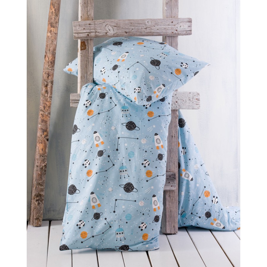 Σετ σεντόνια Μπεμπέ (120x160) Βαμβακερά Rythmos Astroworld