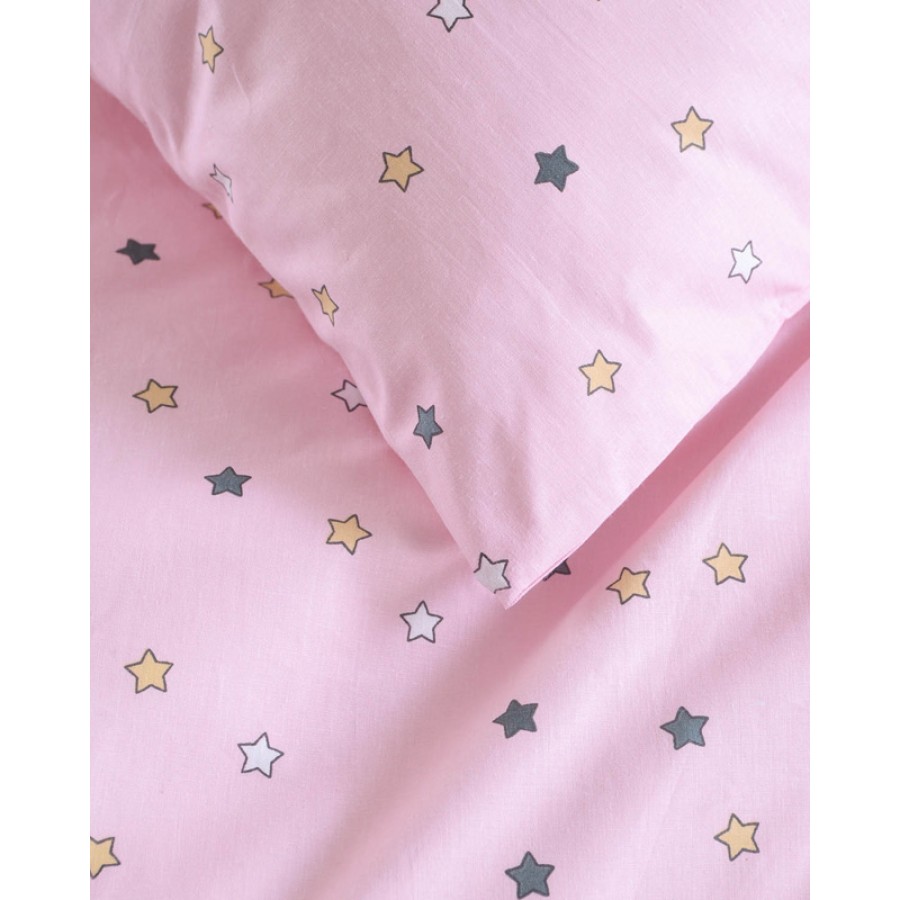 Σετ Σεντόνια Σούπερ Υπέρδιπλα (270x290) Βαμβακερά Rythmos Symbol Blaze Ροζ