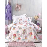 Σετ Σεντόνια Μονά Παιδικά (160x260) Βαμβακερά Rythmos Symbol Fairies