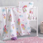 Σετ σεντόνια Μπεμπέ (120x160) Βαμβακερά Rythmos Fairies