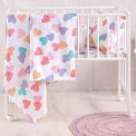 Σετ σεντόνια Μπεμπέ (120x160) Βαμβακερά Rythmos Zoey