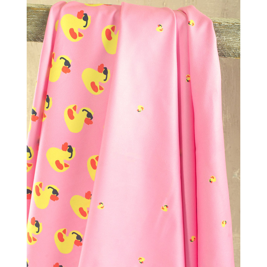 Πετσέτα θαλάσσης (90x160) Rythmos Duck Ροζ