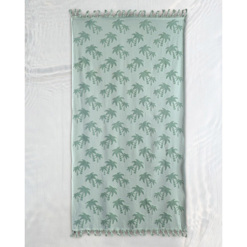 Πετσέτα θαλάσσης (86x160) βελουτέ Rythmos Palm
