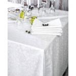 Καρέ (90x90) Σατέν Ζακάρ Rythmos Bensimon Λευκό