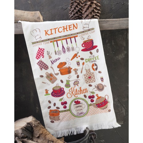 Πετσέτα Κουζίνας (40x60) Φροττέ Rythmos Kitchen Time